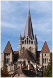 Cathédrale de Lausanne - Vue depuis l'est - 22.10.06 (istDS, FA 24-90)