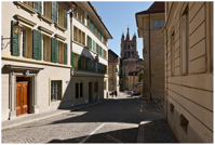Cathédrale de Lausanne - Vue depuis la Cité (nord) - 18.08.06 (istDS, DA 16-45/4)