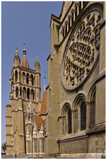 Cathédrale de Lausanne - Tour du beffroi et Rose - 18.04.10 (K-x, DA 15/4)