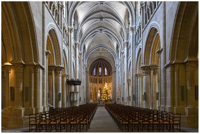 Cathédrale de Lausanne - Nef depuis le portail principal - 10.01.10 (K-x, DA 18-55)