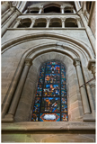 Cathédrale de Lausanne - Vitrail dans le collatéral sud - 28.10.06 (istDS, DA 12-24/4)